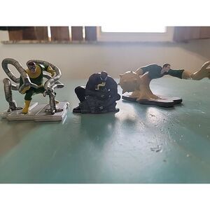 TM Marvel 2011 Sand Man, Venom, Green Goblin 3Inch Figure Cake Topper Toy‎ Lot